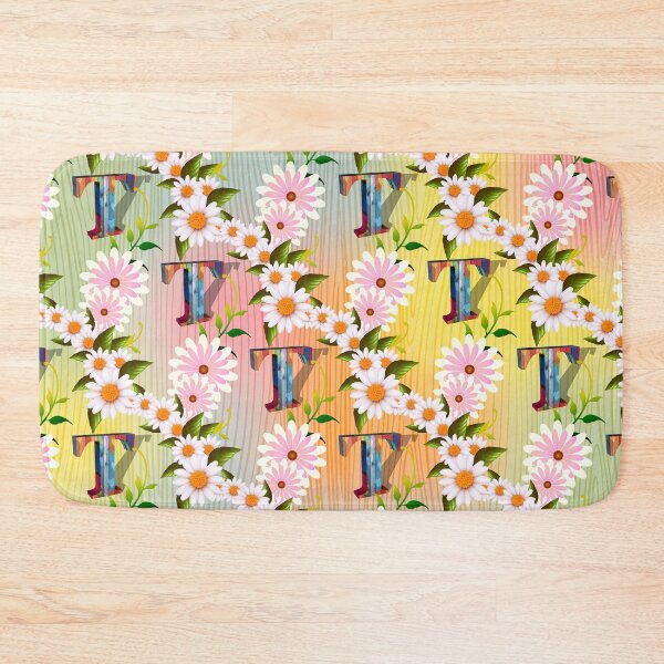 Item preview, Letter T with Floral designed and sold by MoSaid.