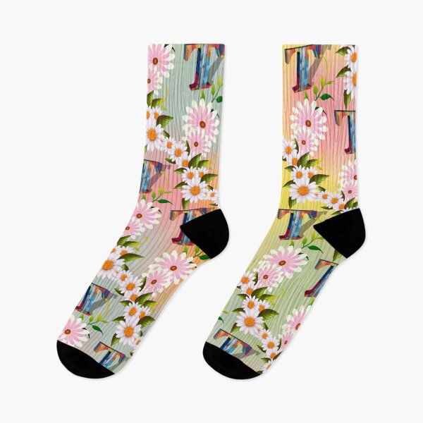 Item preview, Letter T with Floral designed and sold by MoSaid.