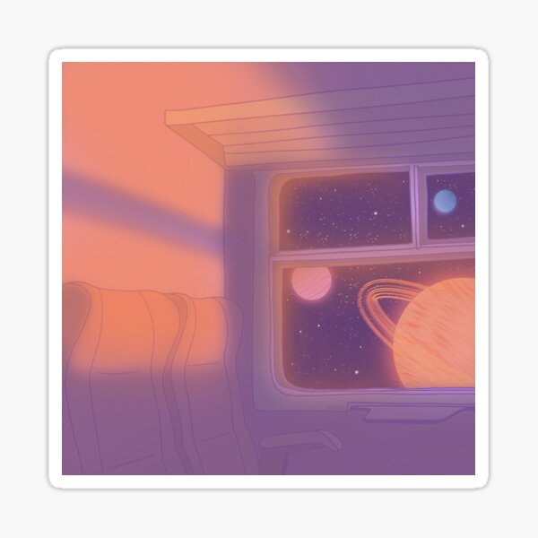 Voyage dans l’univers Sticker