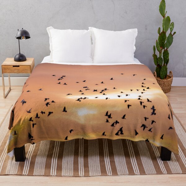 Item preview, Flying birds in sunset sky designed and sold by ArnitaArnita.