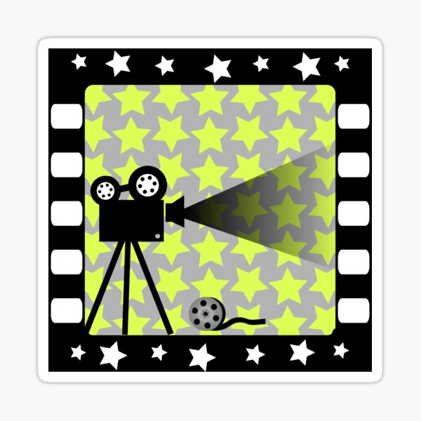 Old movies nostalgia Sticker