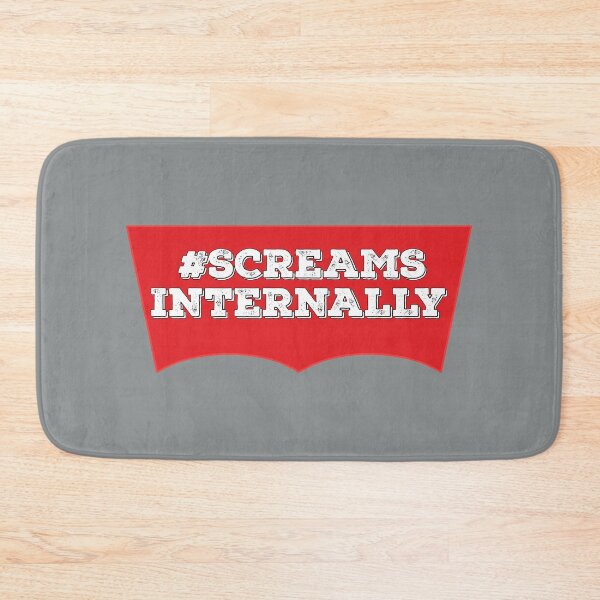 Item preview, Screams Internally Hashtag designed and sold by johnanderson23.