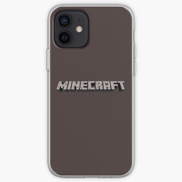 Minecraft logo iPhone Soft Case
