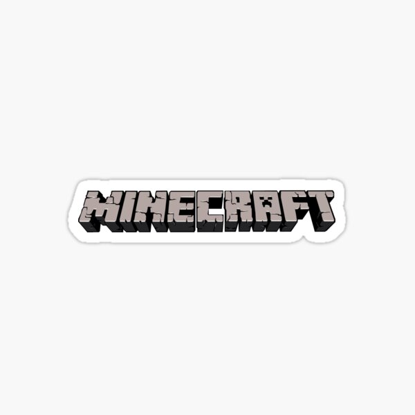 Minecraft logo  Pegatina