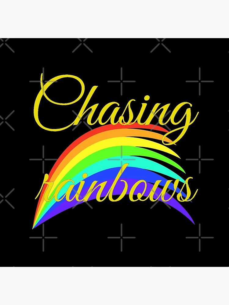 Thumbnail 4 of 4, Clock, Chasing rainbows, pattern, quote. designed and sold by Rui Valverde.
