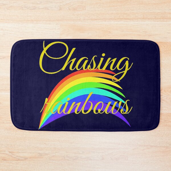 Item preview, Chasing rainbows, pattern, quote. designed and sold by Rui Valverde.