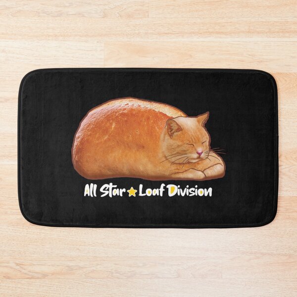 Item preview, All Star Loaf Division Kitty Loaf Sleeping Orange Bread designed and sold by auntfluffy.