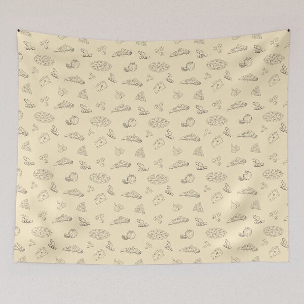 Item preview, Yummy Pizza Pattern - Cute  designed and sold by Patternsthetic.
