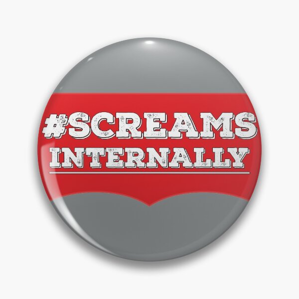 Item preview, Screams Internally Hashtag designed and sold by johnanderson23.