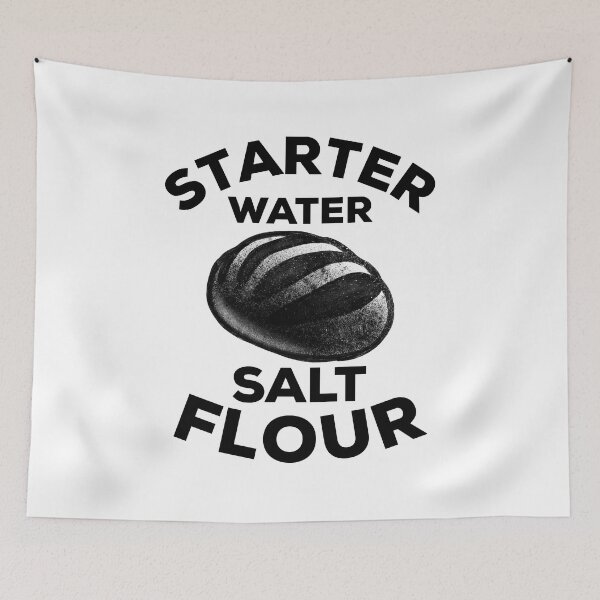 Item preview, Ingredients of a Sourdough Baker designed and sold by HalpinDesign.