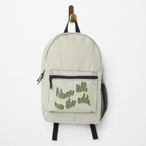Item preview, 'Never tell me the odds' big inspirational quote in avocado green designed and sold by DunyaK.