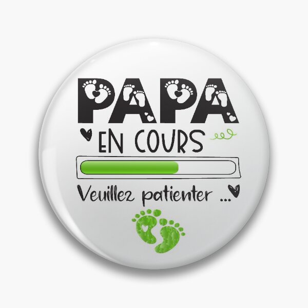 Item preview, Papa En Cours Veuillez Patienter - Cadeau Futur Papa designed and sold by MyLifeStyleShop.