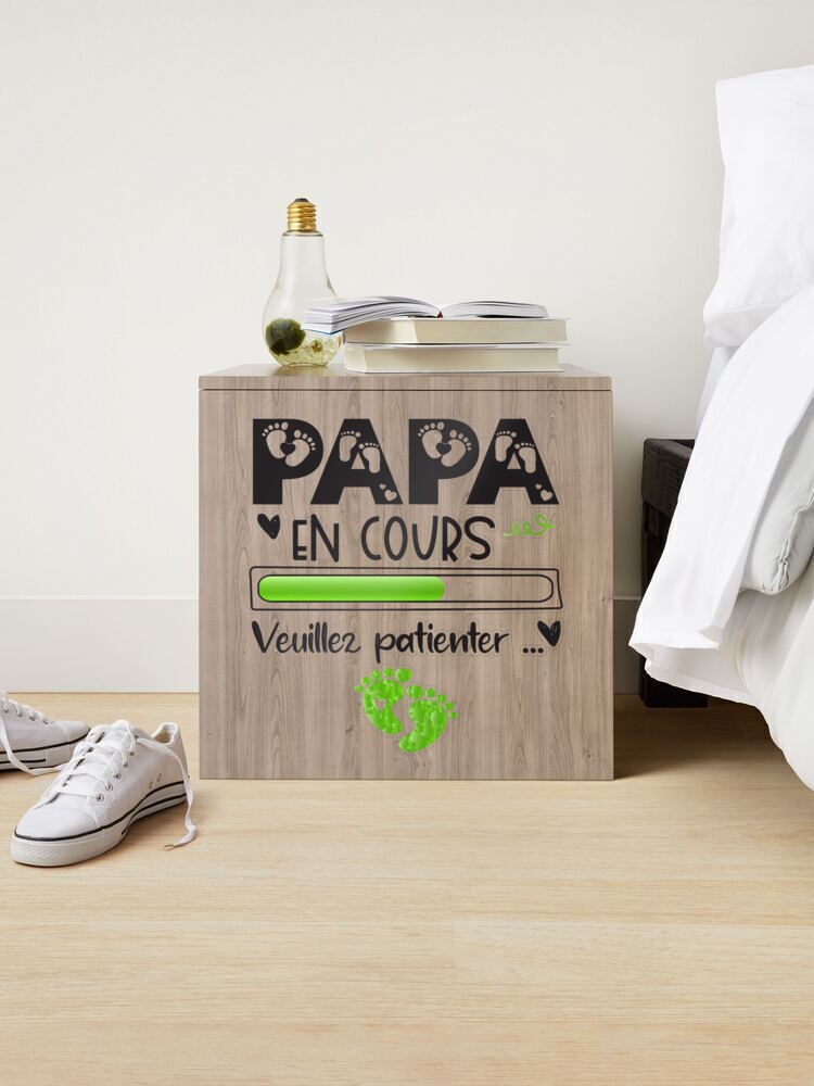 Papa En Cours Veuillez Patienter - Cadeau Futur Papa Sticker for Sale by  MyLifeStyleShop