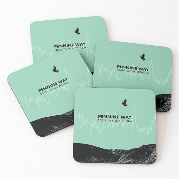 Item preview, The Pennine Way Elevation Art - Green designed and sold by PilgrimageShop.