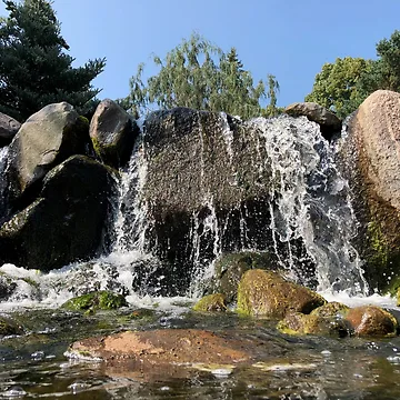 Artwork thumbnail, Water Falling Over Rocks by KMHPhotography
