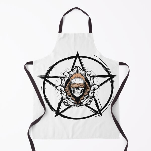 Item preview, arcane skull pentagram magic sigil occult designed and sold by Salkian.