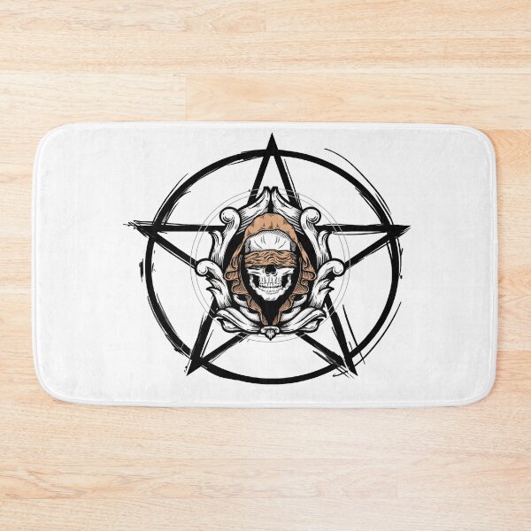 Item preview, arcane skull pentagram magic sigil occult designed and sold by Salkian.