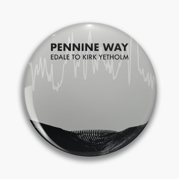 Item preview, The Pennine Way Elevation Art - Grey designed and sold by PilgrimageShop.