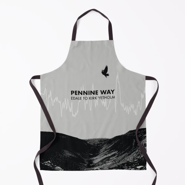 Item preview, The Pennine Way Elevation Art - Grey designed and sold by PilgrimageShop.