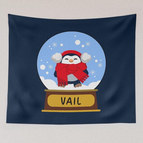 Item preview, Vail Penguin Snow Globe designed and sold by Taumaturgo.
