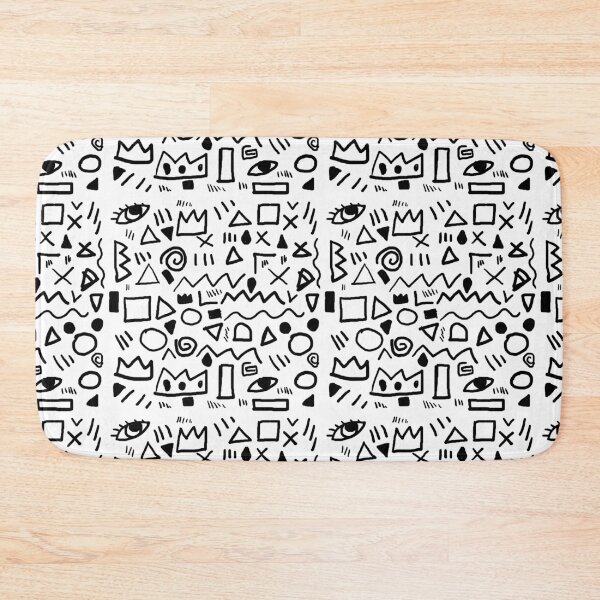 Item preview, Psychedelic pattern in the line style on white background. Joyful hooligan pattern. Patterns galore designed and sold by Kizuneko.