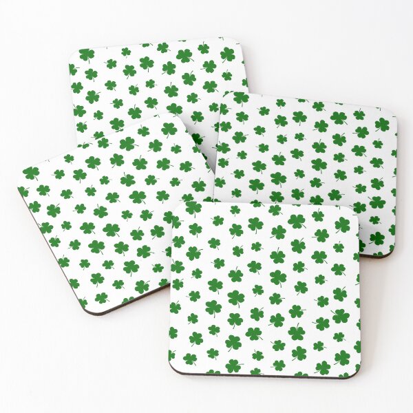 Item preview, st patricks clover pattern designed and sold by ImagineKaye.
