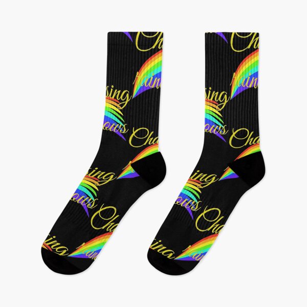 Item preview, Chasing rainbows, pattern, quote. designed and sold by Rui Valverde.