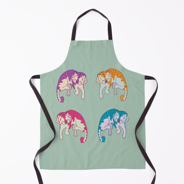 Item preview, Transparent Jumping Tiger Pattern designed and sold by Elise Everett.