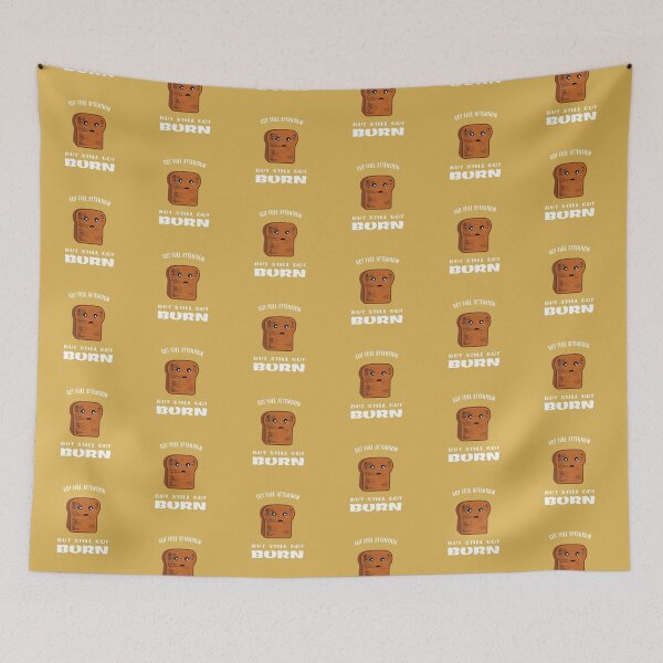 Item preview, Funny Kawaii Burn Toast designed and sold by Marzuqi Che Rose.