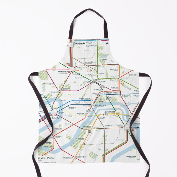 Item preview, Moscow City Rail Map Square designed and sold by AnsgarVollmer.