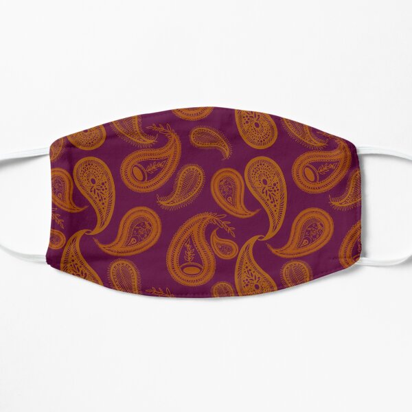 Indien design violet Masque sans plis