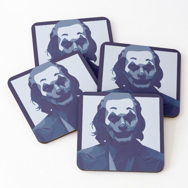 Item preview, Joaquin Phoenix -- Smile (Blue) designed and sold by Fluffy Llama Desings.