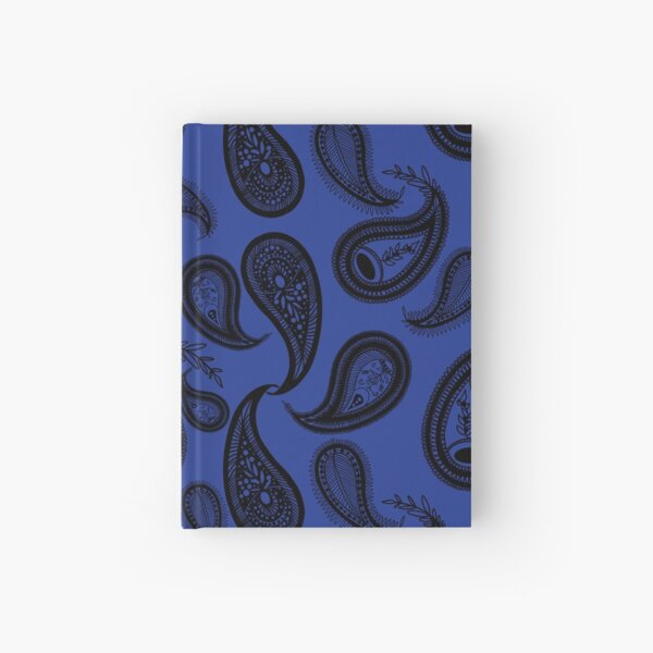 indien design bleu Carnet cartonné
