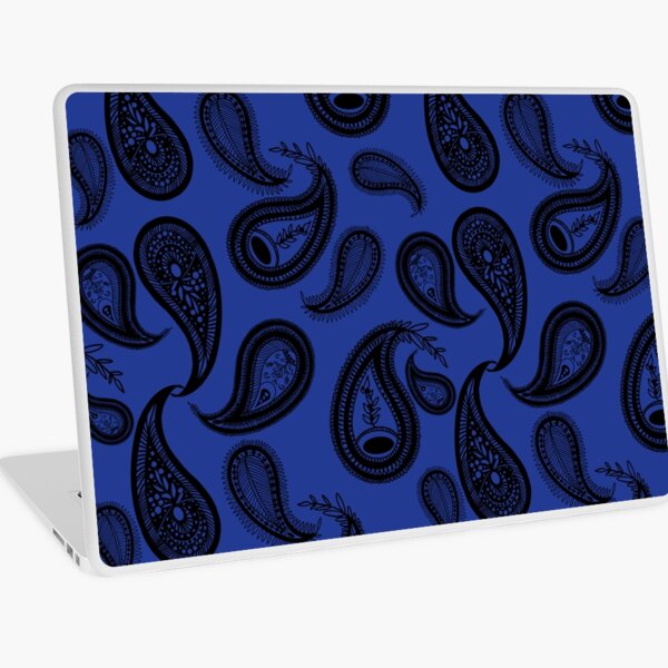 indien design bleu Skin adhésive d'ordinateur