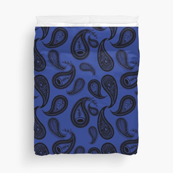 indien design bleu Housse de couette