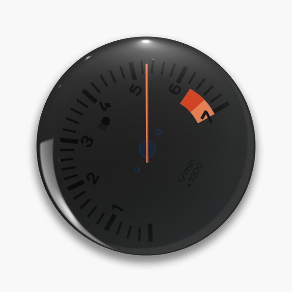 Item preview, 911 Sideways Tachometer 911 Sideways Tachometer (black) designed and sold by FameMerch80.