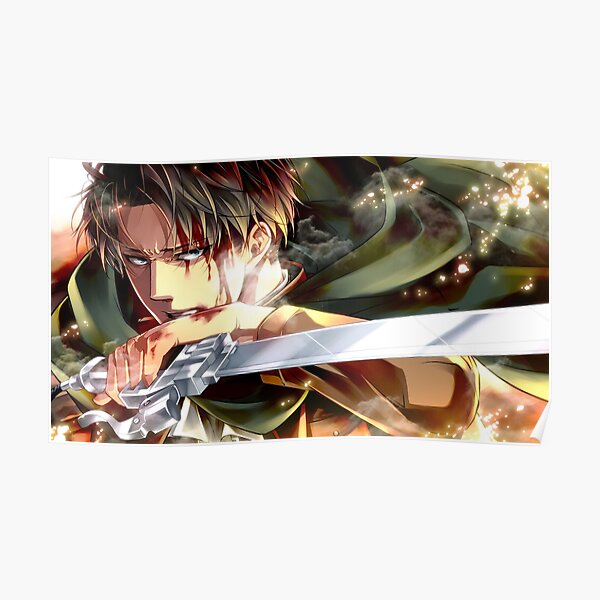 Angriff auf Titan Levi Ackerman Poster