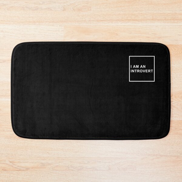 Item preview, I am an Introvert - White Text - Small Icon designed and sold by ArtLifebyAndrew.