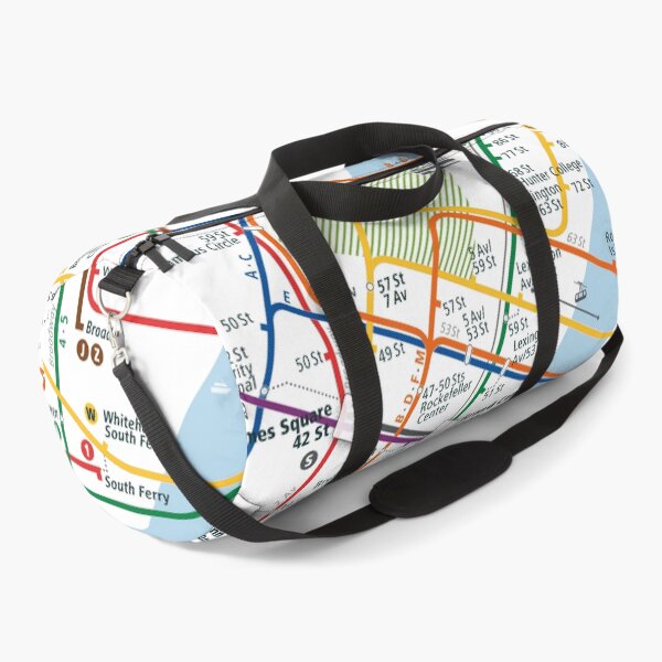 Item preview,  New York City Rail Map Square designed and sold by AnsgarVollmer.
