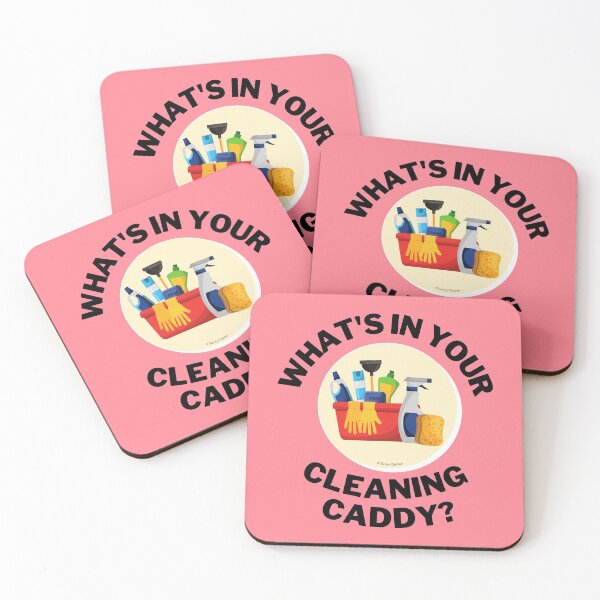 Item preview, What's In Your Cleaning Caddy Fun Cleaning Supplies Housekeeping Humor designed and sold by SavvyCleaner.