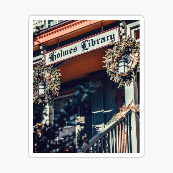 Historic Holmes Library Sticker