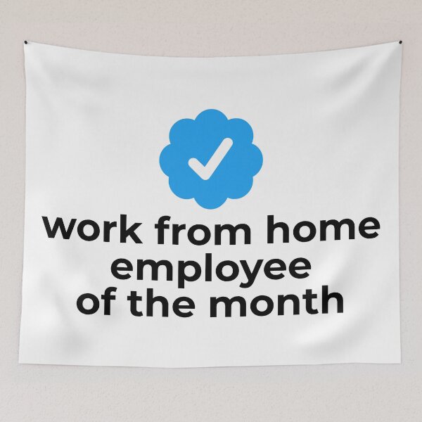 Item preview, Work from home employee of the month designed and sold by EnjoyMyTees.