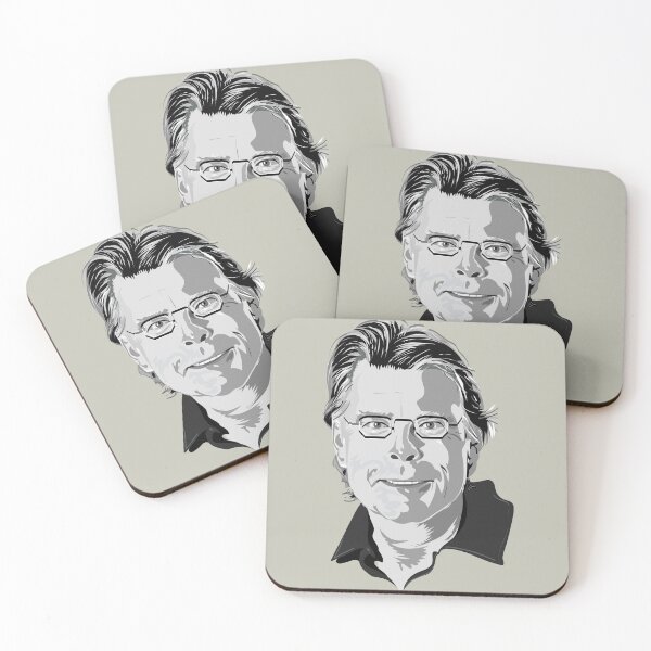 Item preview, Portrait of Stephen King designed and sold by Emi Yañez.