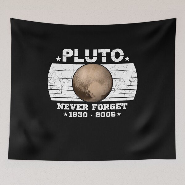 Item preview, Never Forget Pluto Shirt Retro Style Funny Space designed and sold by Renergie.