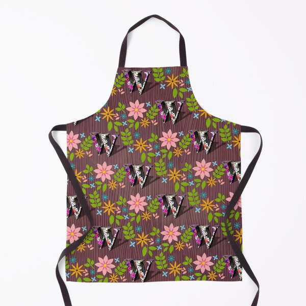 Item preview, Pattern of Flowers and Letter W designed and sold by MoSaid.