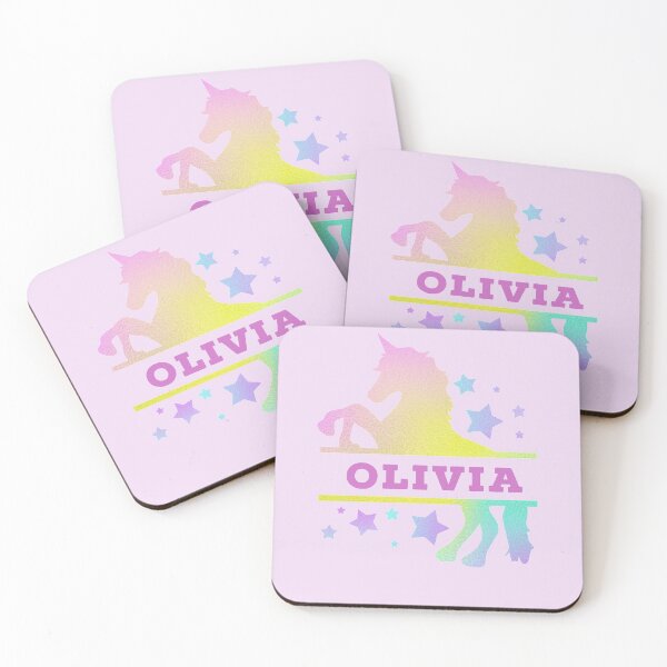 Item preview, Olivia unicorn lover gift idea  designed and sold by WOWSOMETHINGNEW.