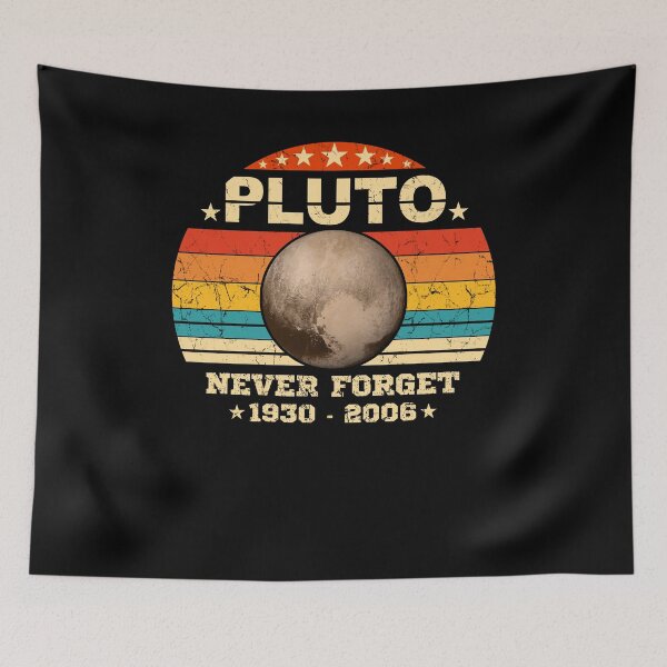 Item preview, Never Forget Pluto Shirt Retro Style Funny Space designed and sold by Renergie.