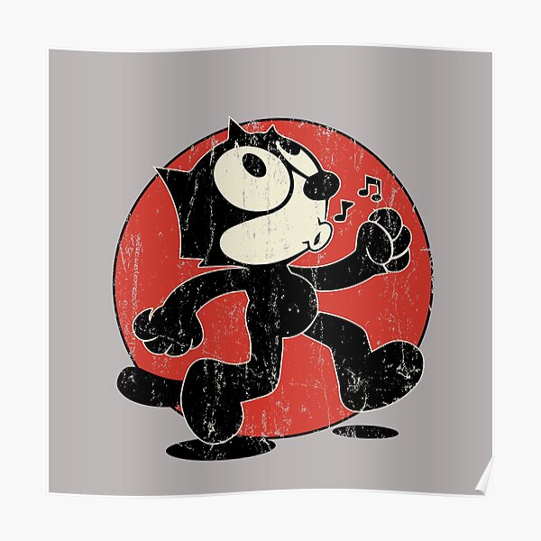 Felix The Cat Keep Walking Vintage Posters | Redbubble