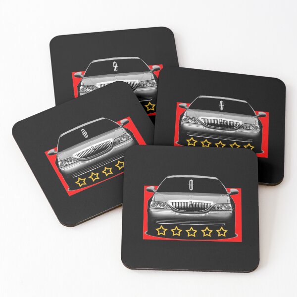 Item preview, TOWNCAR FIVE GOLD STARS designed and sold by ArtbyLeclerc.