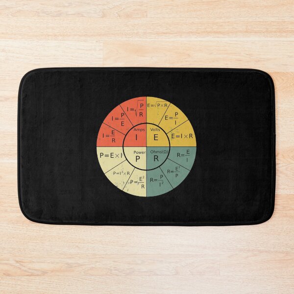 Item preview, Vintage Ohms Law Diagram Electrical Electronics Engineer designed and sold by Theobsessed01.